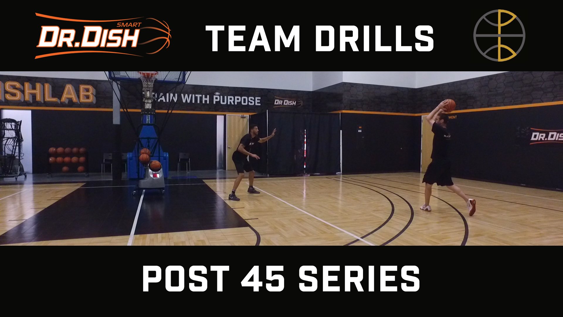 Basketball Drills Post 45 Series with Positionless Basketball
